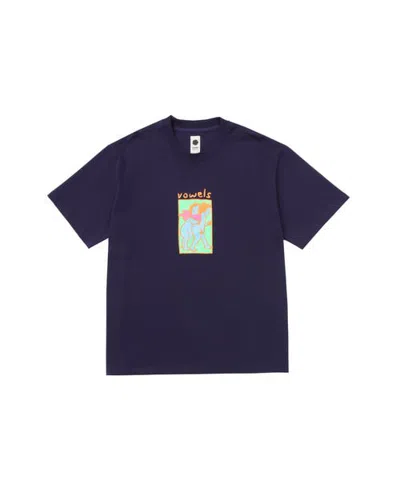 Vowels Cherub Tee In Navy