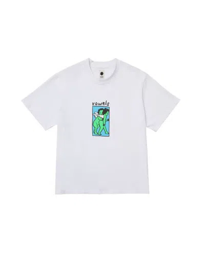 Vowels Cherub Tee In Gray