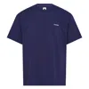 Vowels Classic Logo-print T-shirt In Blue