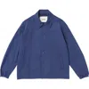 Vowels Coach Jacket In Blue