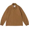 Vowels Coach Jacket In Brown