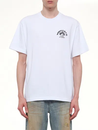 Vowels Company T-shirt In White