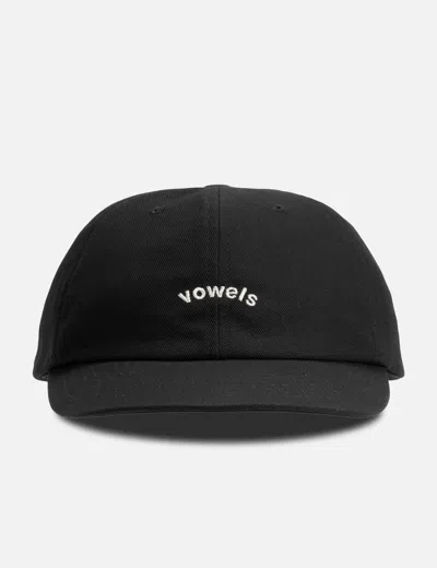 Vowels Cotton Twill Logo Cap In Orange