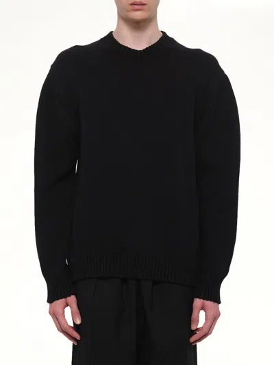 Vowels Crewneck In Black