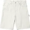 Vowels Denim Painter Shorts In Multi