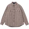 Vowels Double Pocket Shirt Jacket In Multi