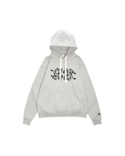 Vowels Double Scribble Hoodie In Animal Print