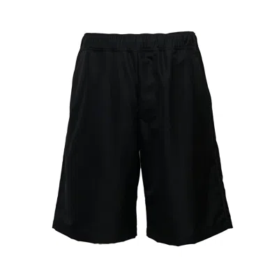 Vowels Easy Elasticated-waist Shorts In Black