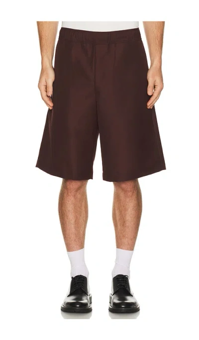 Vowels Easy Shorts In Brown
