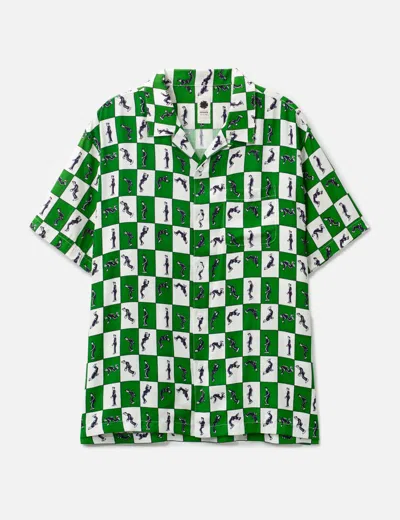 Vowels Elvis Shirt In Green
