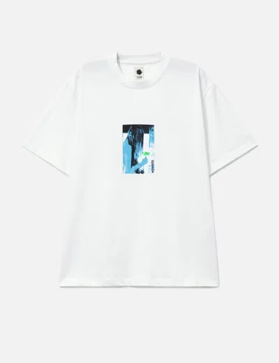 Vowels Flower Tee In White