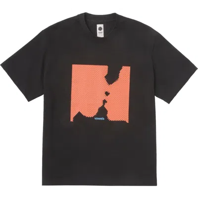 Vowels For Ray Tee In Black
