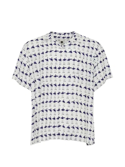 Vowels Graphic-print Short-sleeved Shirt In Multi