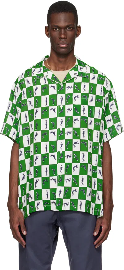 Vowels Green Elvis Shirt