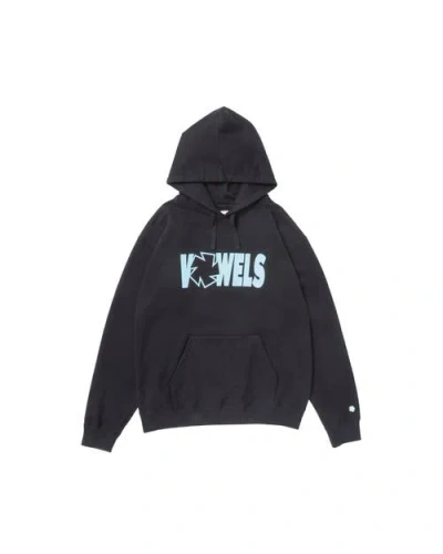 Vowels Icon Spell Out Hoodie In Black