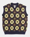 Vowels Sweater Vest In Multi