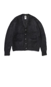Vowels Mohair Cardigan In Black