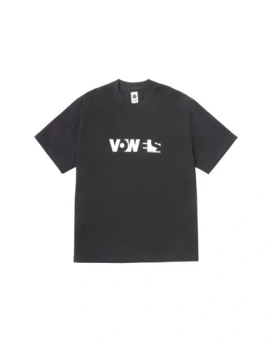 Vowels Overall Tee In Black