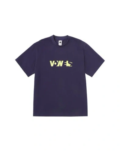 Vowels Overall Tee In Blue