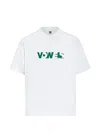 Vowels Overall T-shirt In White