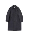 Vowels Overcoat In Black