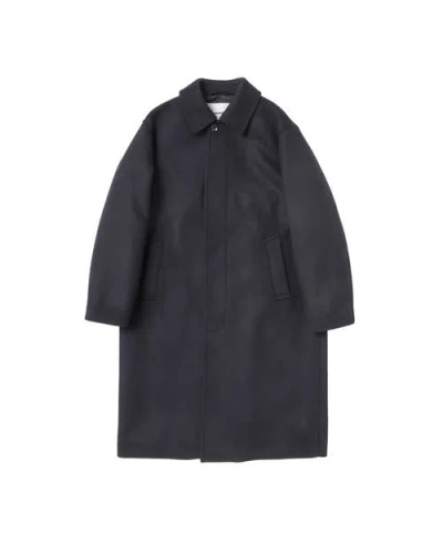 Vowels Overcoat In Black
