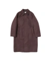 Vowels Overcoat In Brown