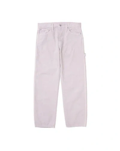 Vowels Painter Pants In Purple