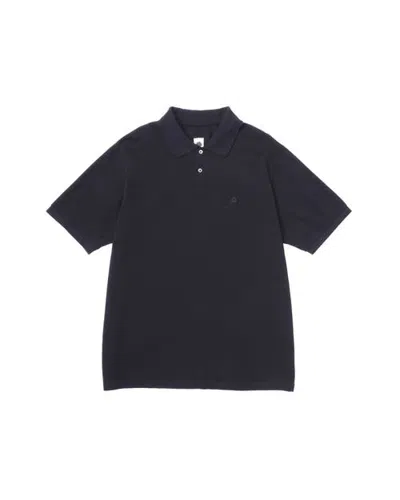 Vowels Pique Polo In Black