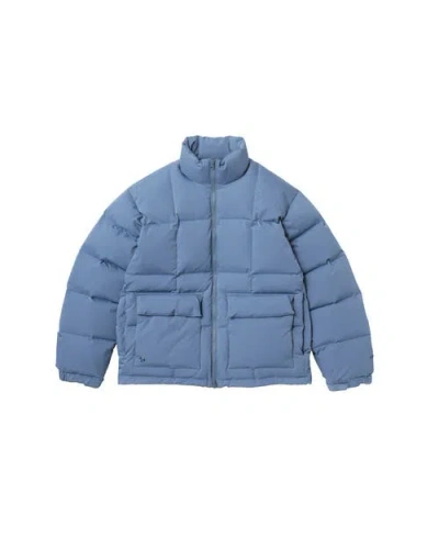 Vowels Puffer Jacket In Blue