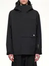 Vowels Shell Jacket In Black