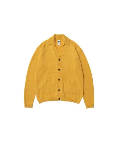 Vowels Shirt Cardigan In Yellow