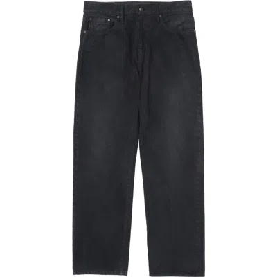 Vowels Straight Denim In Black