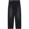 Vowels Straight Denim In Black