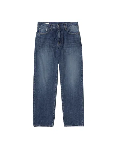 Vowels Straight Fit Denim In Brown