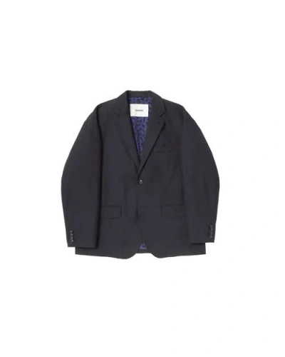 Vowels Suit Jacket In Blue