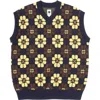 Vowels Sweater Vest In Multi