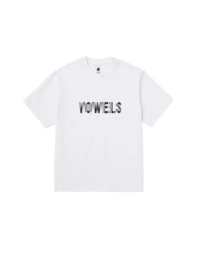 Vowels Vibration Tee In White