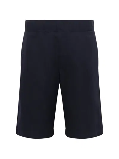 Vowels Wool Shorts In Blue
