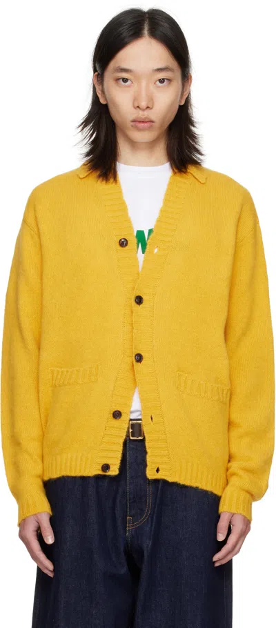 Vowels Yellow Shirt Cardigan