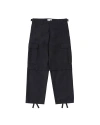 Vowels Zip-off Cargo Pants In Blue