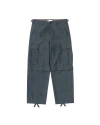 Vowels Zip-off Cargo Pants In Blue