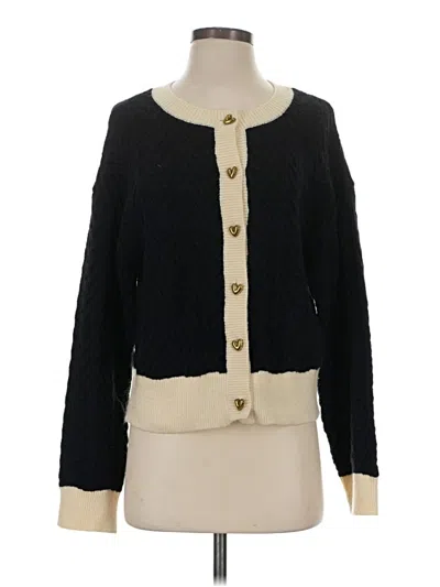 Pre-owned Voy Cardigan Sweater In Black