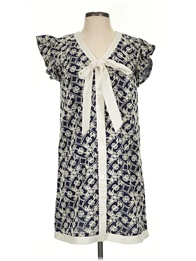 Pre-owned Voy Casual Dress In Blue