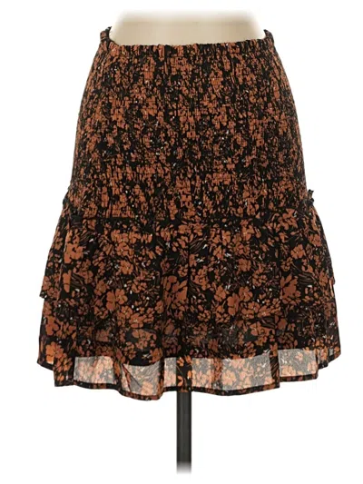 Pre-owned Voy Casual Skirt In Brown