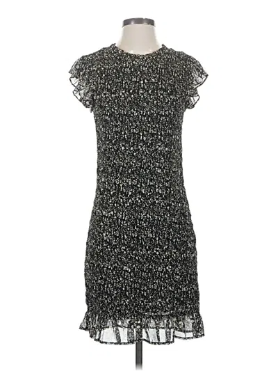 Pre-owned Voy Cocktail Dress In Black