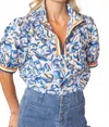 Voy Crazy Good Abstract Top In Multicolor In Multi