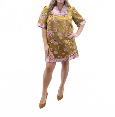 Voy Primrose Pearl Dress In Yellow