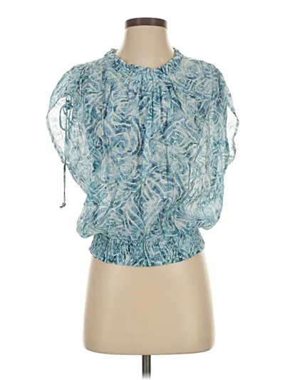 Pre-owned Voy Sleeveless Blouse In Blue