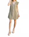 Voy Trace Mini Dress In Olive In Green